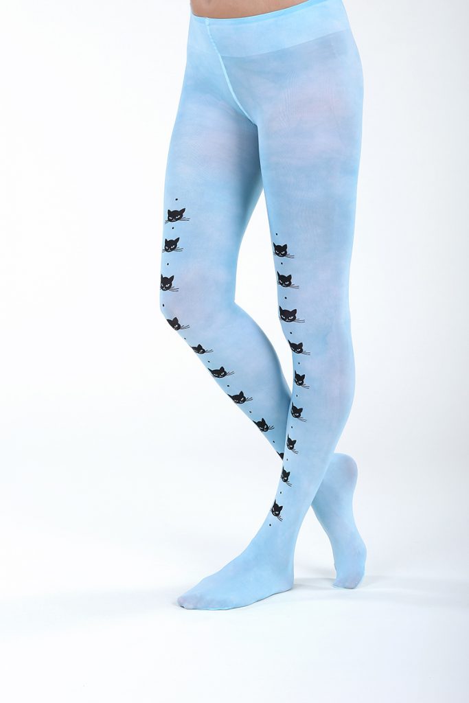 Cat heads tights