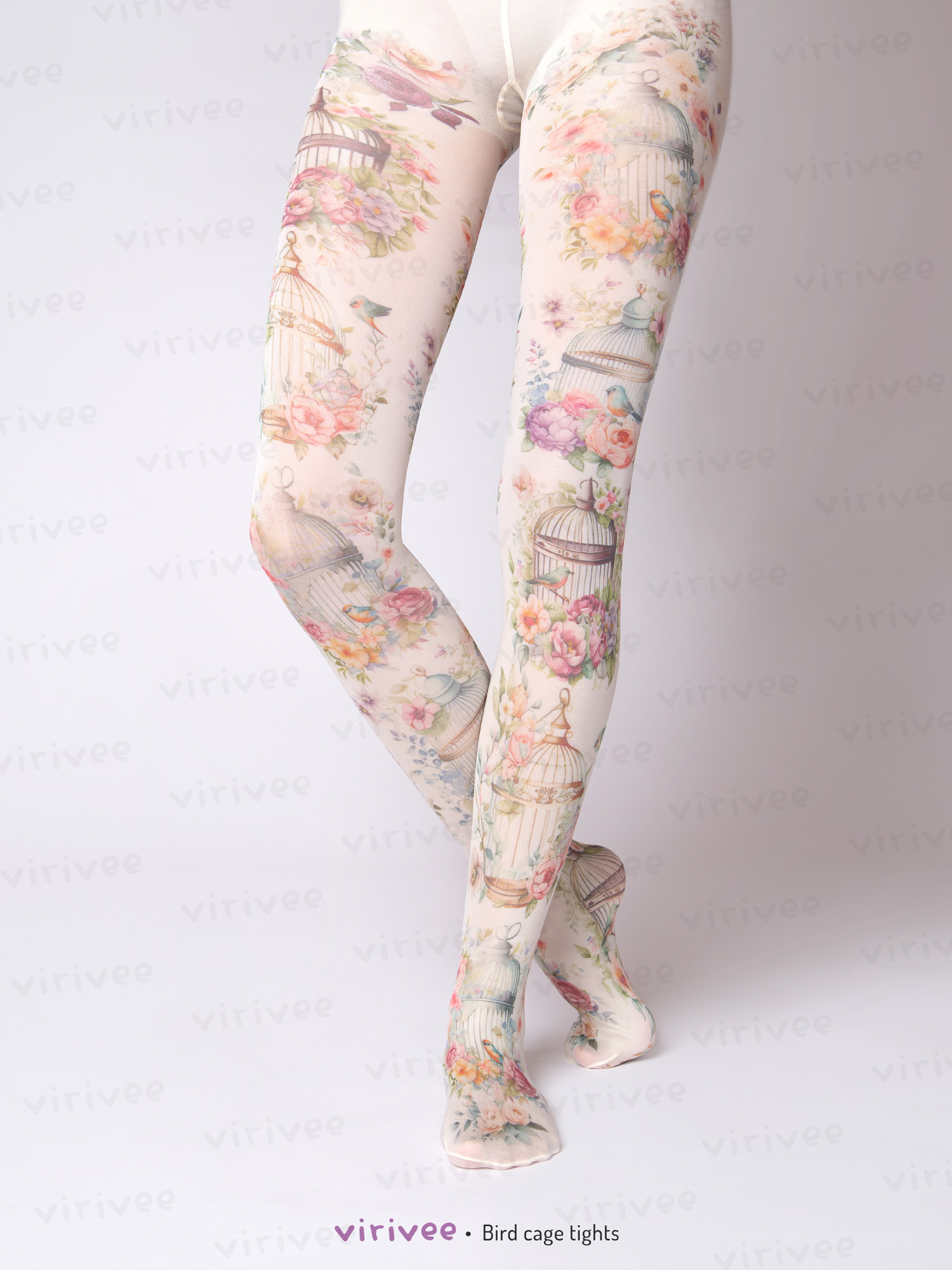 Strumpfhose Mit Vogelkäfig