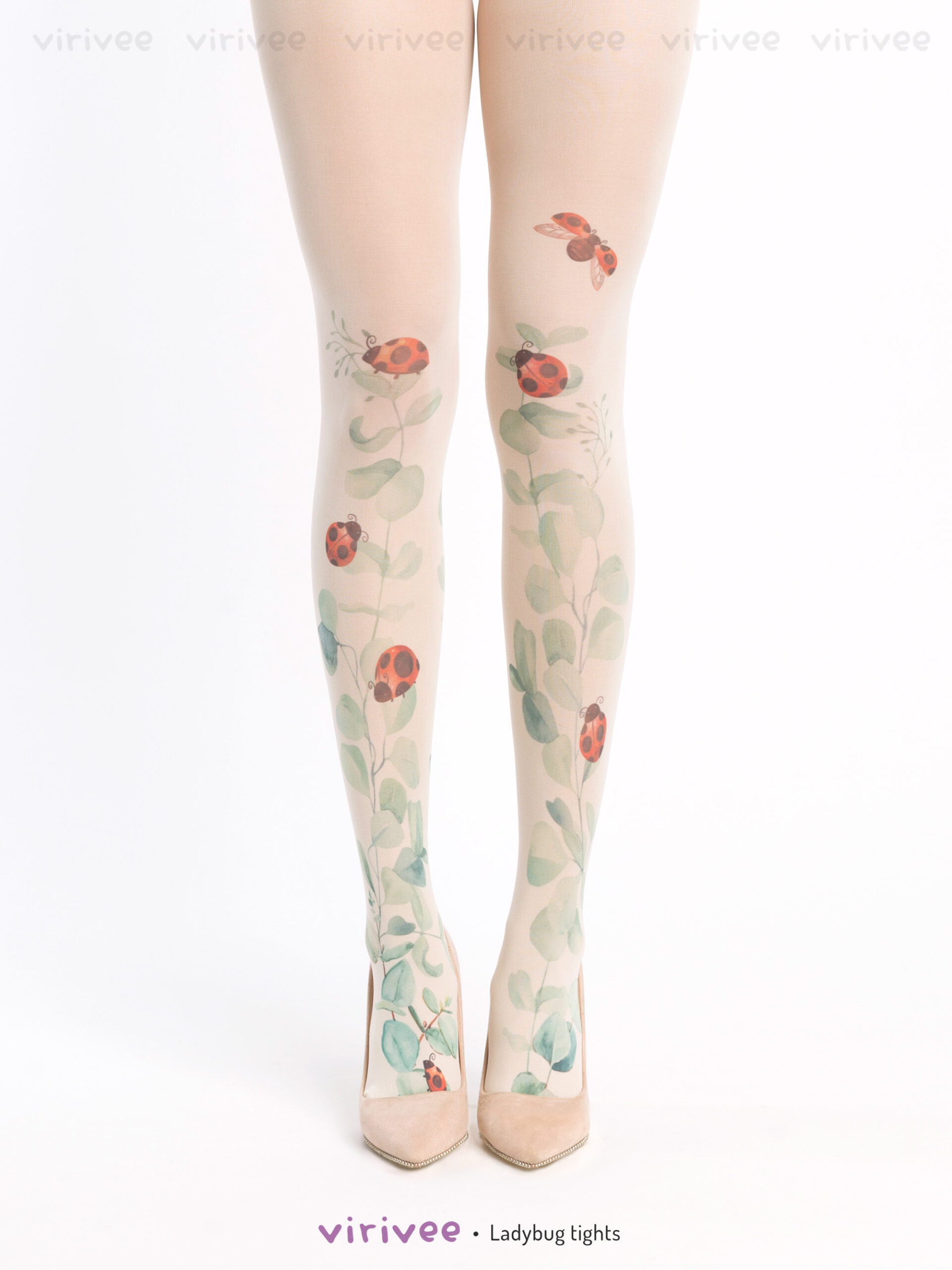 Strumpfhose Mit Marienkäfern