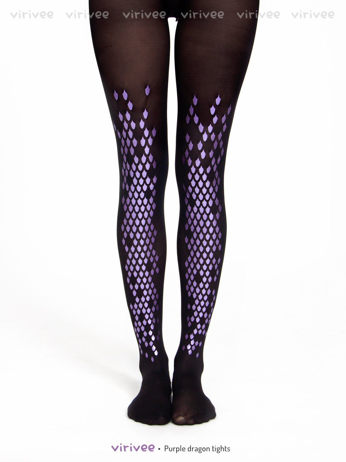 Drachen Strumpfhose, Lila