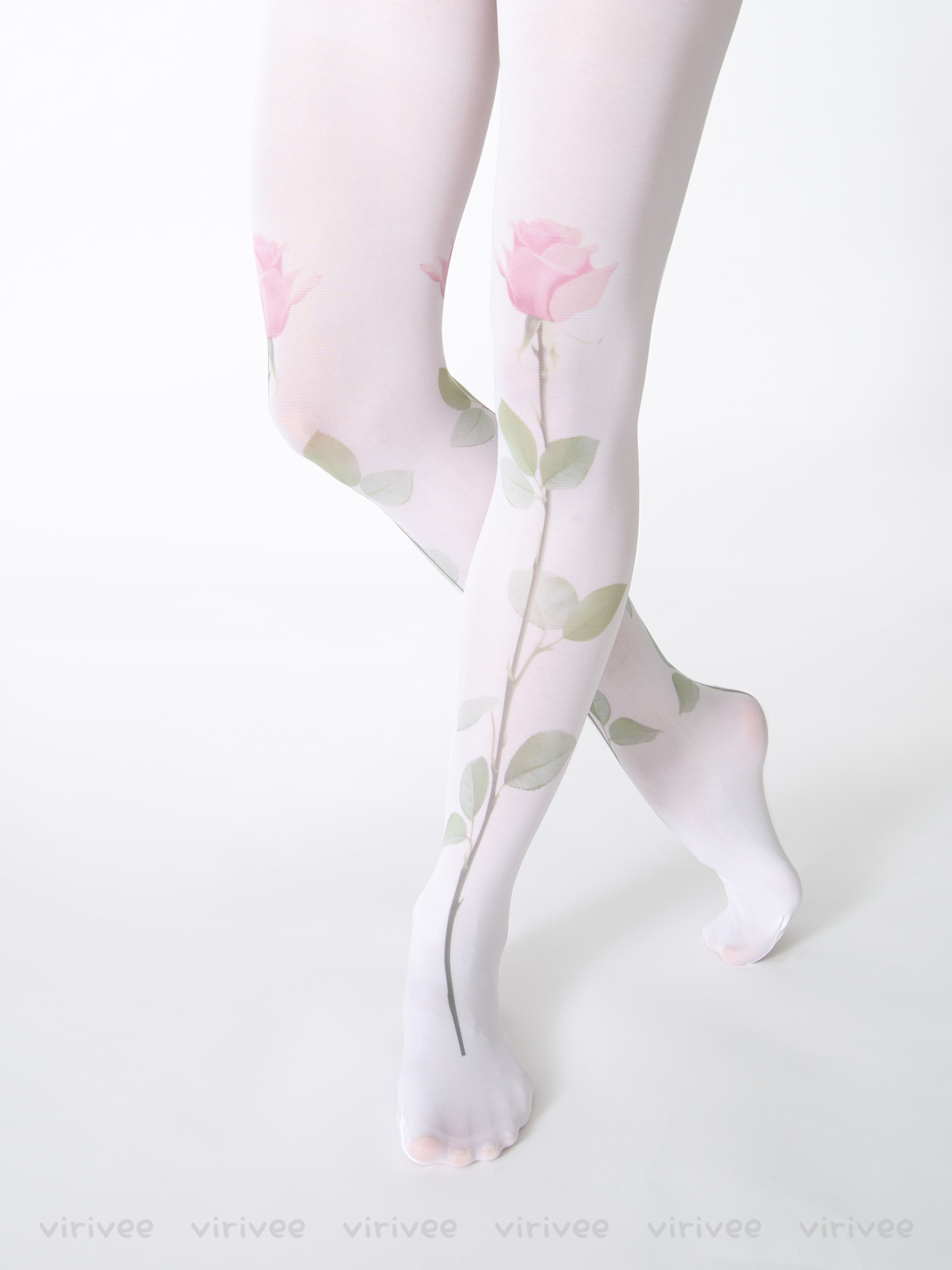 Strumpfhose Mit Rosen