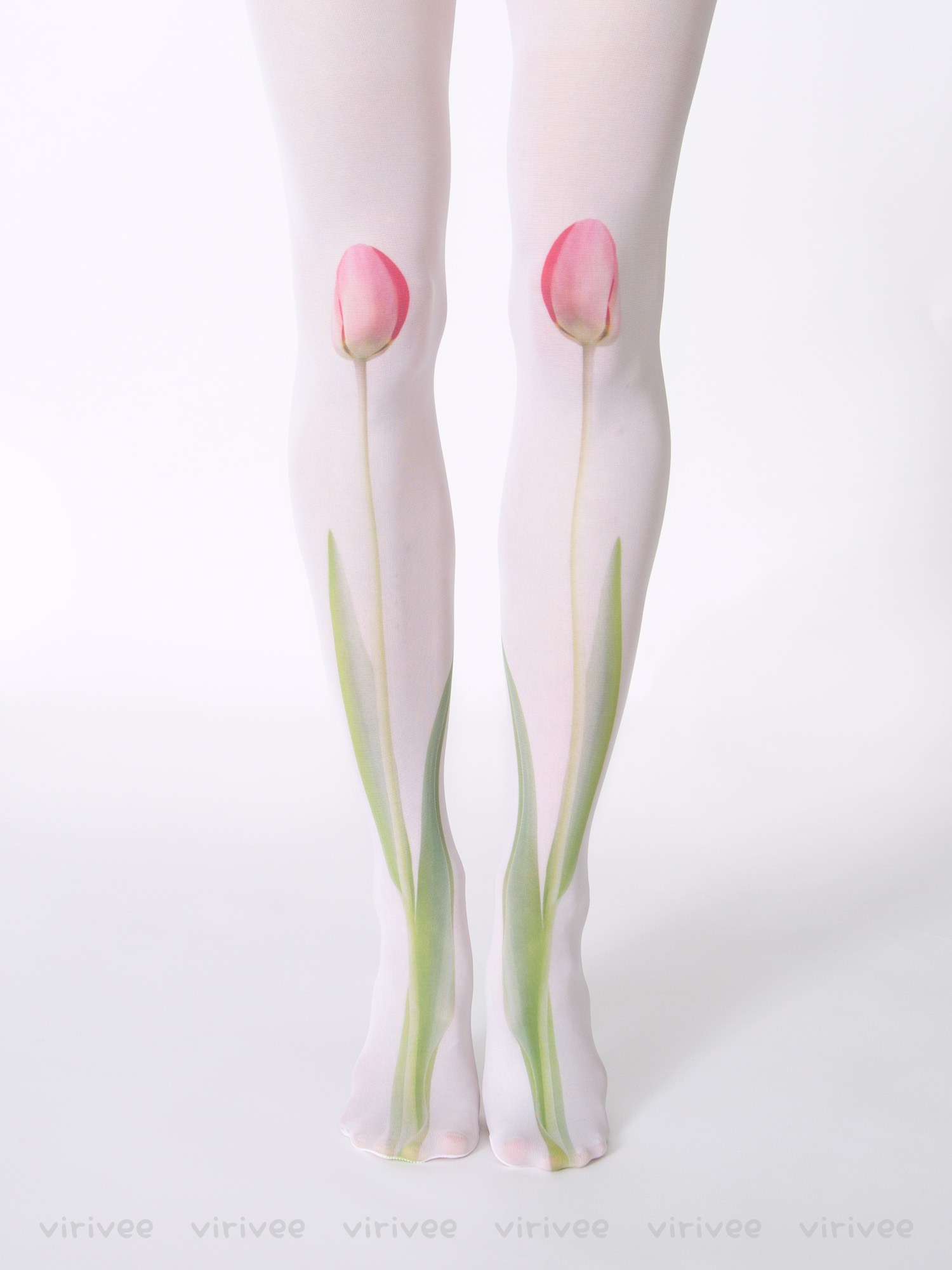Strumpfhose Mit Tulpen
